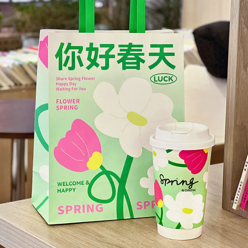 Manufacturer Supplier White Paper Cups 16Oz Eco Friendly Disposable Plastic Coffee Cups And Straw