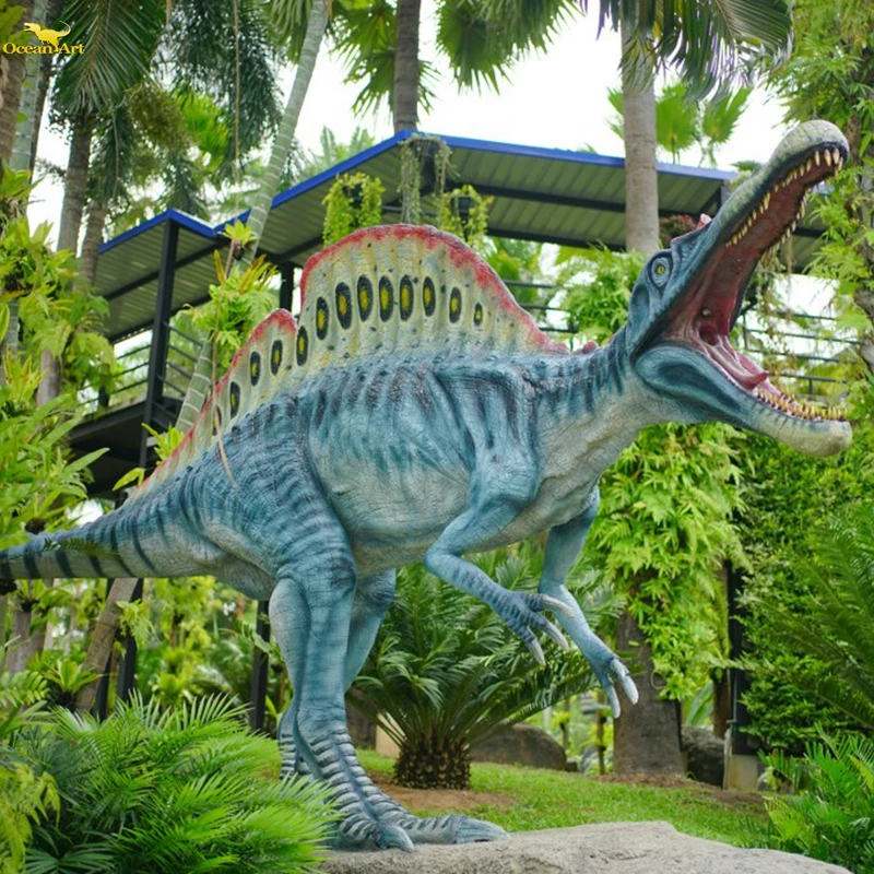 Handmade Realistic 3D Life-size Simulation Animatronic Dinosaur For Theme Park