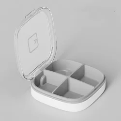 Wholesale Plastic Mini Medicine Storage Home Use Origanizer Daily Weekly Portable Pocket Cases Travel Four Grid Small Pill Box