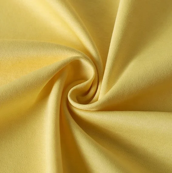 
170g 60S 100%Mercerized cotton double jersey knitted fabric mercerized new cotton double plush mercerized cotton 