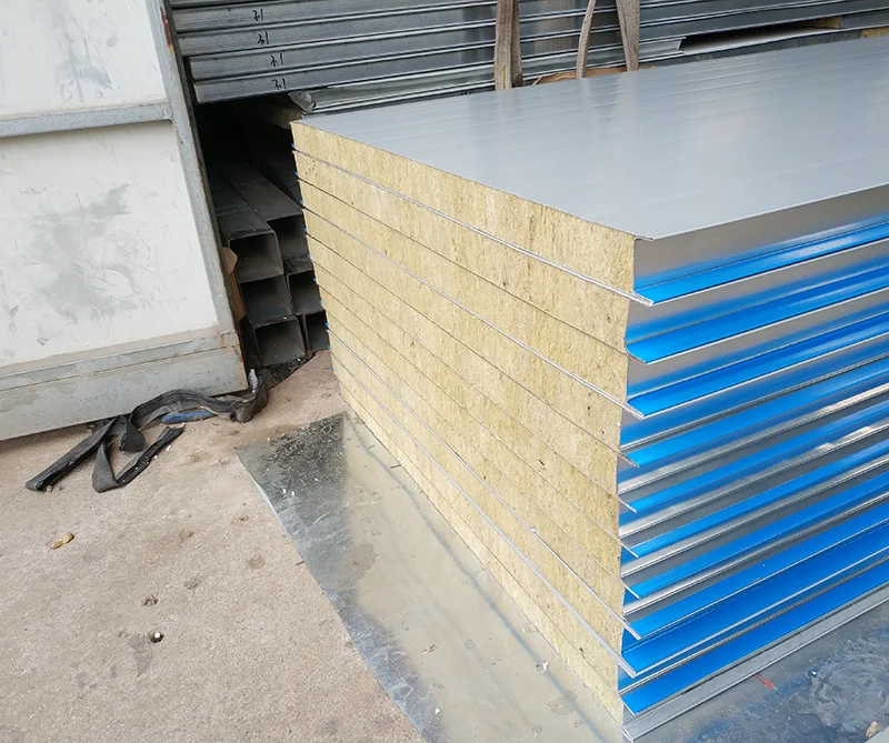 Factory-direct sales colorful Polyurethane Sandwich Panel PU Panel Steel frame residence