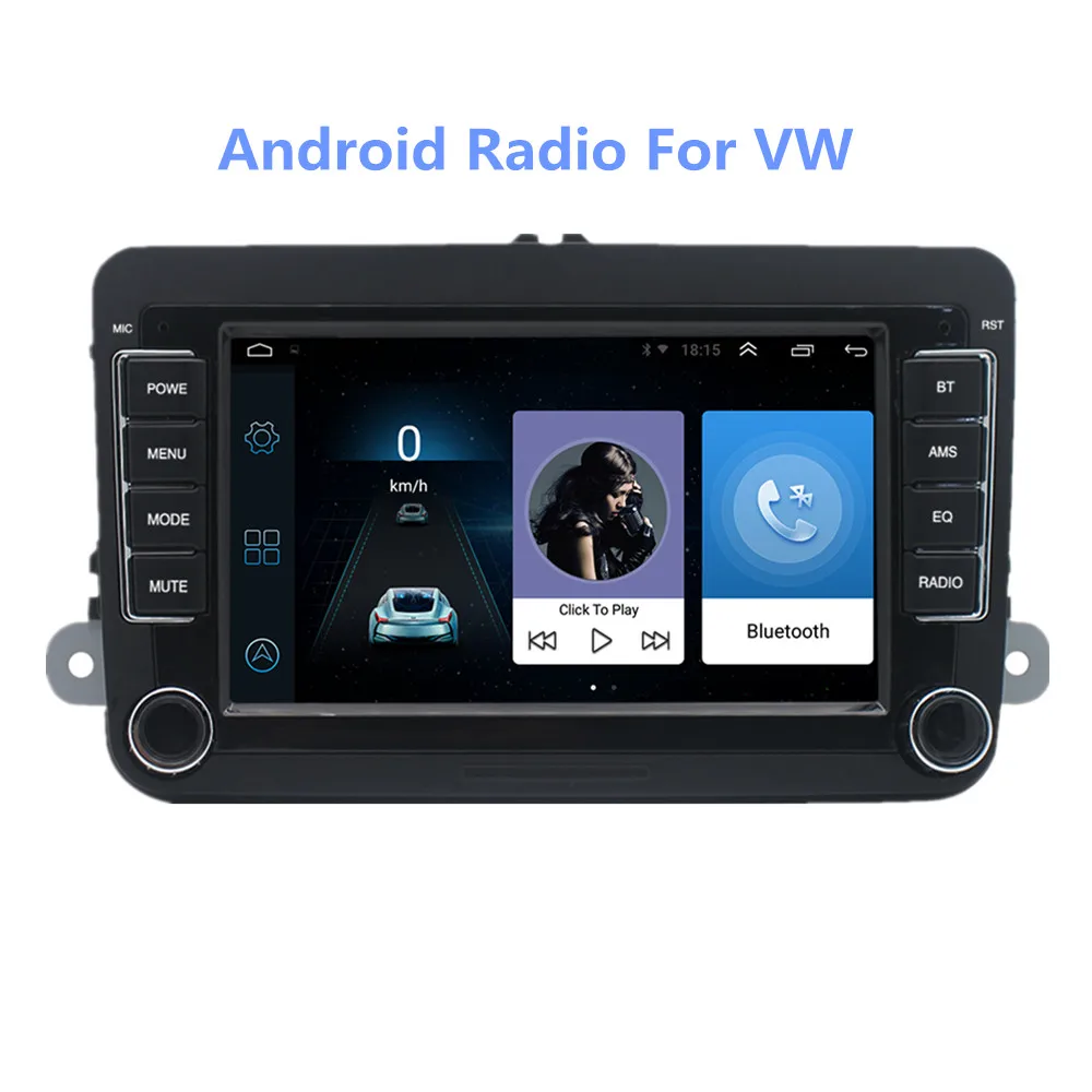  Автомагнитола 2 din с Android автомобильное радио аудио стерео мультимедиа GPS Wi-Fi навигация для VW