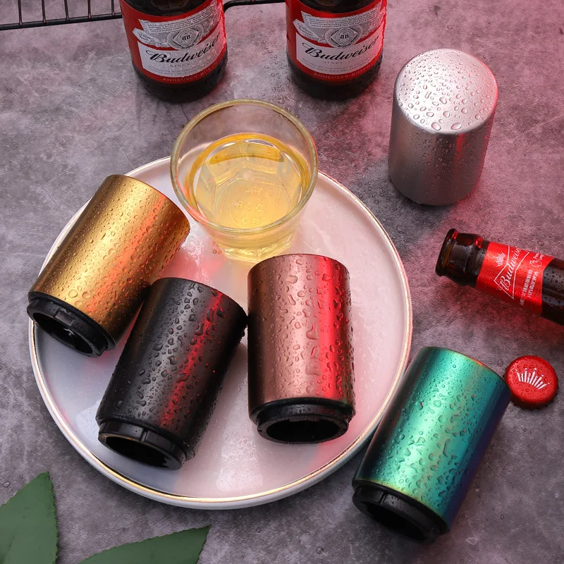 Beer Bottle Opener Destapador-Cervez Metal Destapador De Cerveza Destapador De Botellas Magnetico