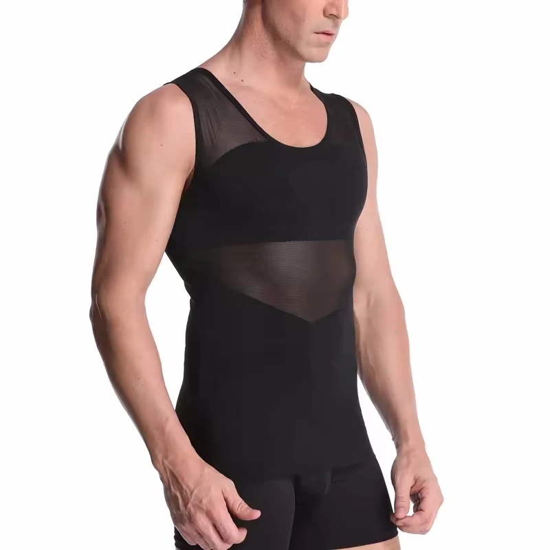 Slimming Body Shaper Slimming Underwear Corset Waist Cincher Bodysuit Tummy Shaper Vest For Men