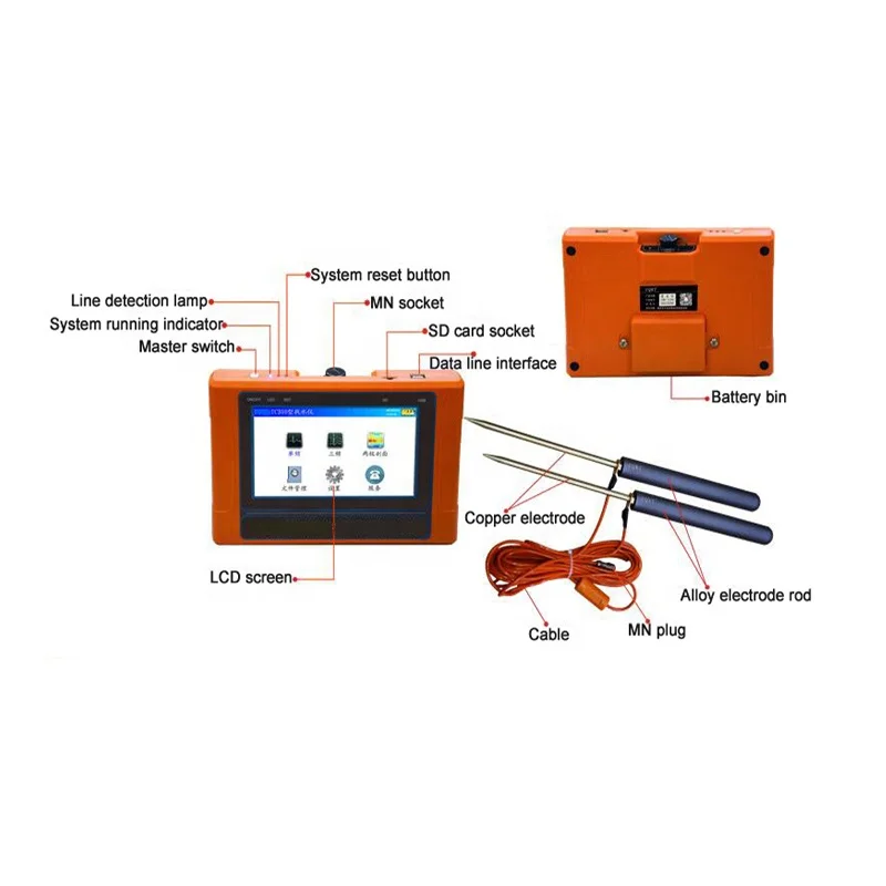 PQWT-TC150 Automatic Mapping Underground Water Detector For Sale