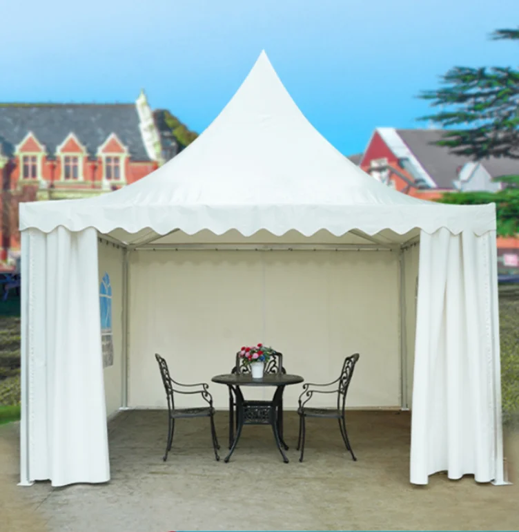 Luxury marquee party 3X3 4X4 5X5 Outdoor Wedding party tent aluminium frame pagoda white pvc stretch Gazebo maquee event tent