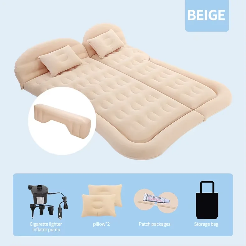 Outdoor car air bed inflatable mattress OEM/ODM air bed mattress Inflatable Car Mattress with Pump Bedroom Furniture