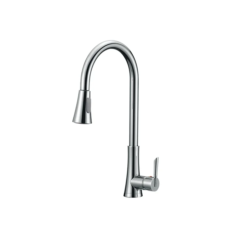 Watermark Plating Long Neck Water Sink Kitchen Mixer Faucet