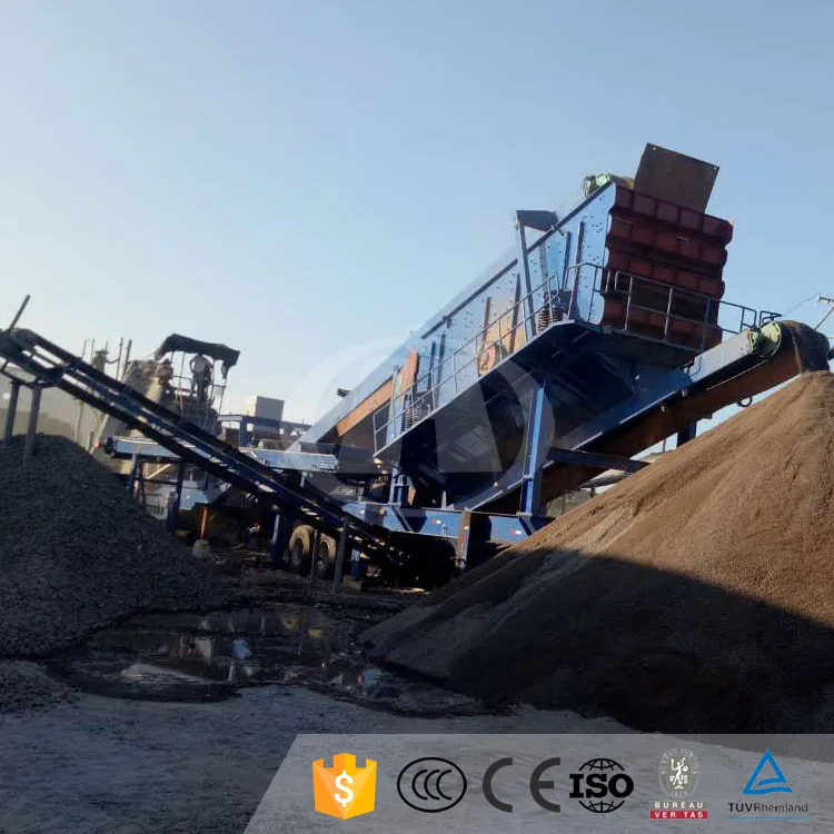 Magnetite Mobile Tire Portable Cone Crusher Manufacturer