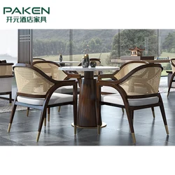 Foshan Commercial Coffee Shop Cafe Table And Chairs Sets Wooden Restaurant Furniture