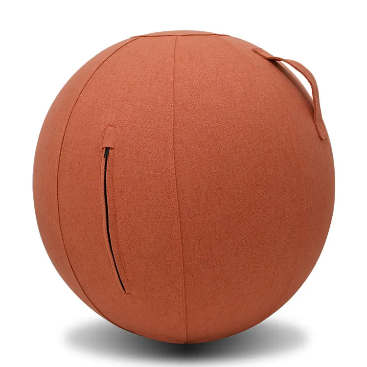 2022 Custom Make Yoga Massage Ball Exercise Fitness Yoga Ball Chair With Rope Cushion Exercise Yoga Balance Ball Chair Covers
