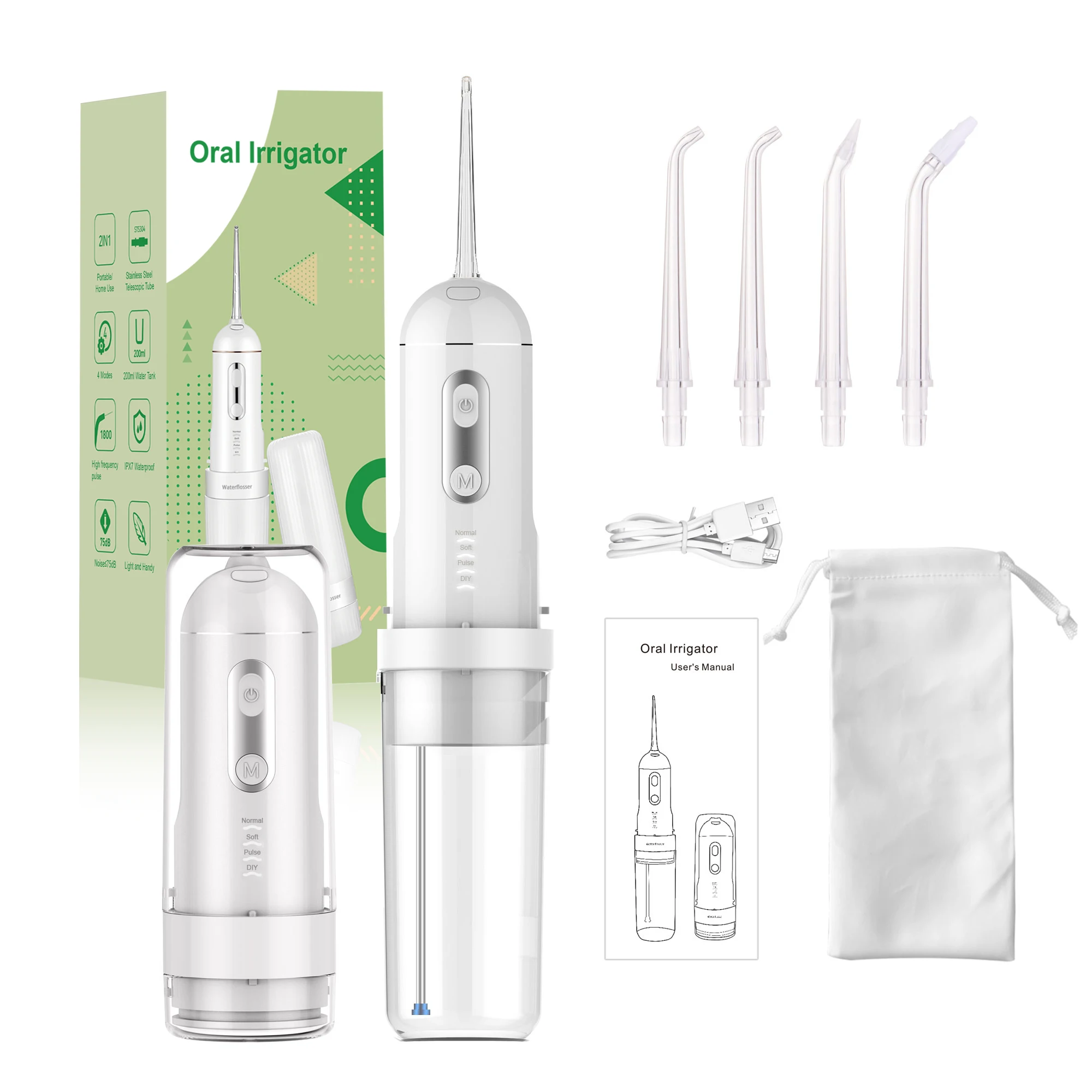 Hot Selling Water Flosser USB Charge Port Dental Flossers Oral Irrigator For oral Care