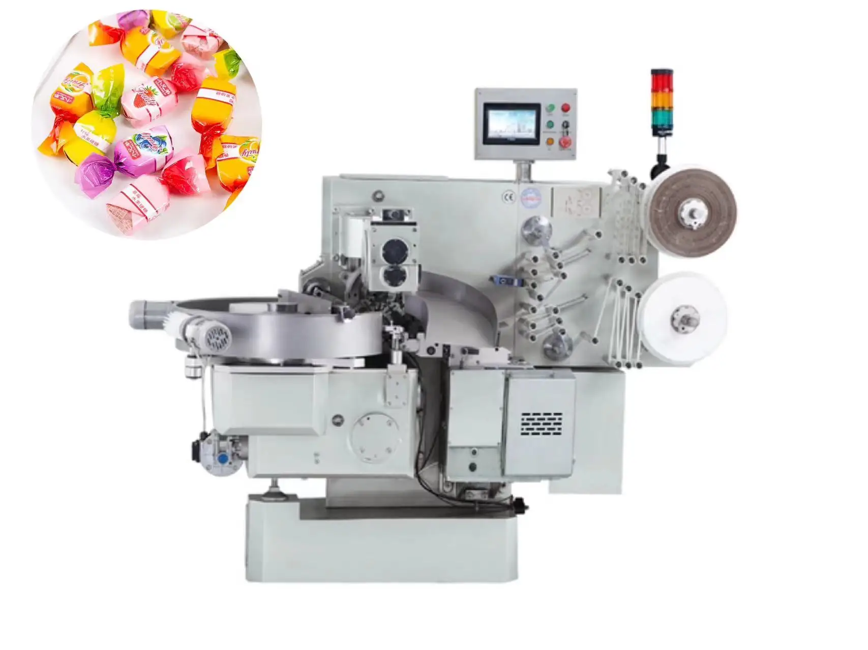 Hot Selling Automatic Wrapping Machine Single/Double Twist Packing Machine for Chocolate Candy Wrapping