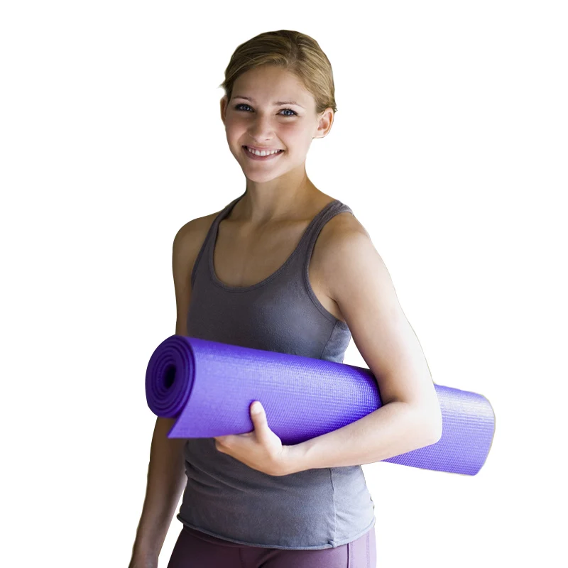 OEM and Logo customized 10 mm High density NBR yoga mat printed