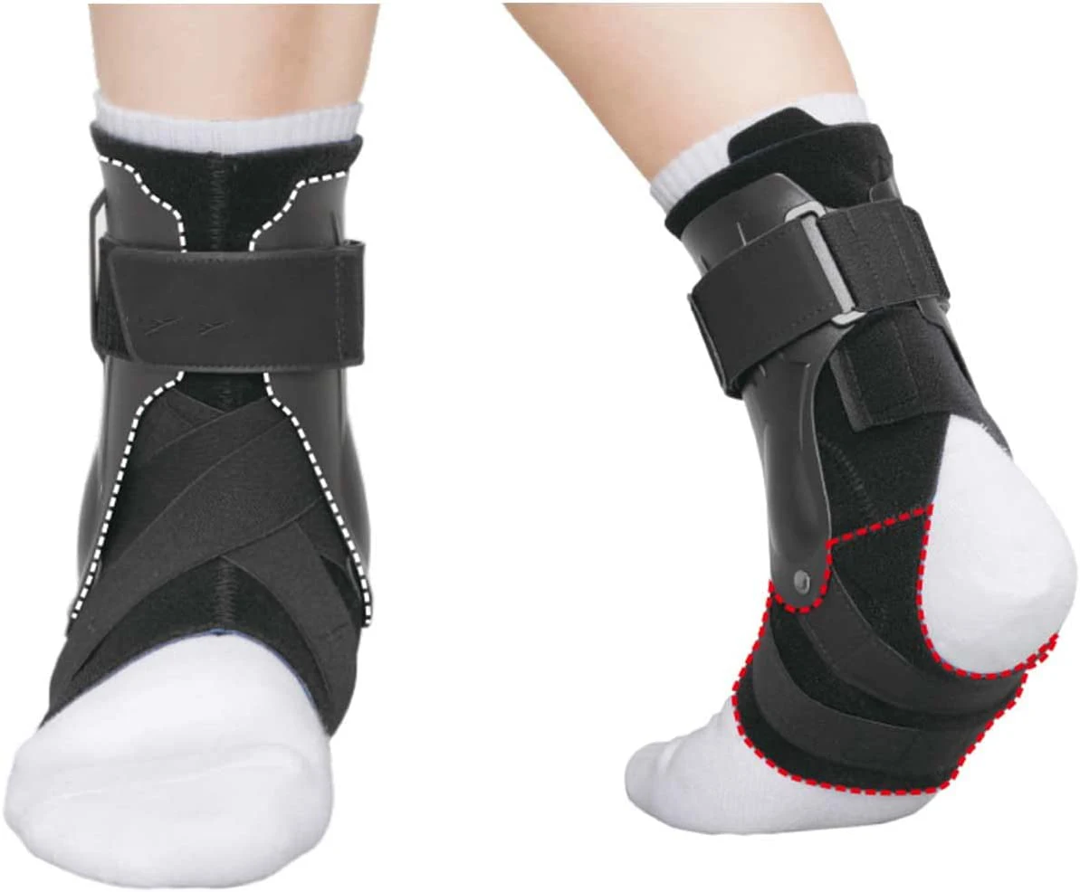 Customize Back Adjustable Ankle Support Belt Basketball Running Compression Elastic Ankle Wrap Men