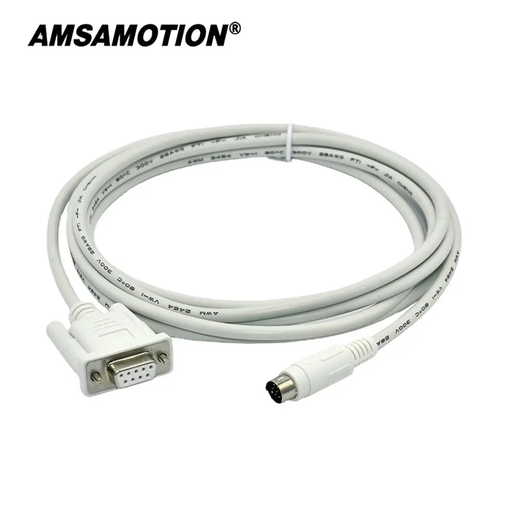 Serial Cable QC30R2 Suitable For Mitsubishi Q Series PLC Programming Data Cable DB9 9pin Female Round DB 8 pin