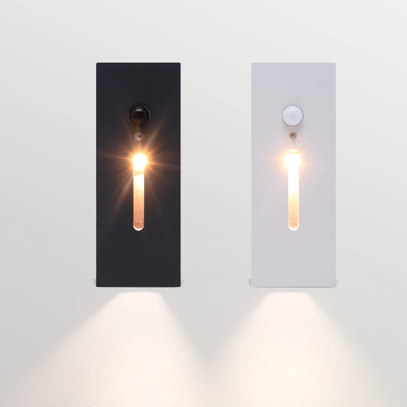 GuangShu surface mount led step light indoor wall footlight led stair lights with motion sensor