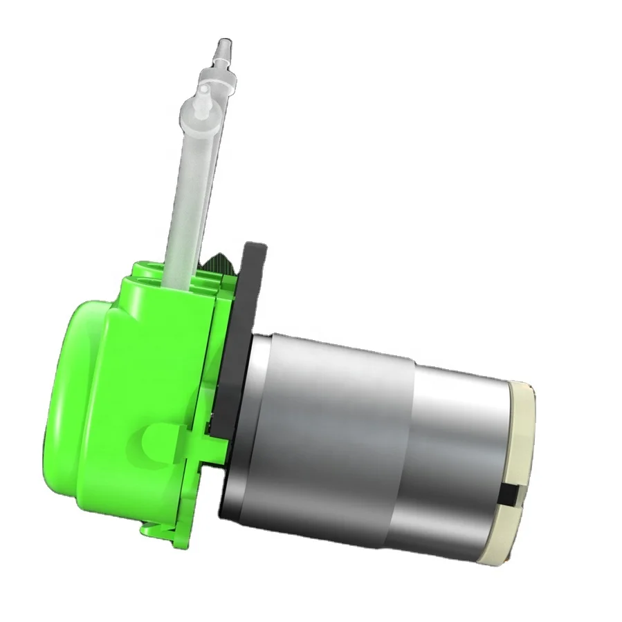 CINYAR AQA 6V 12V 24V DC Motor High Pressure 3 Rollers Moderate Pulse Booster Pumps Small Mini Micro Peristaltic Pump