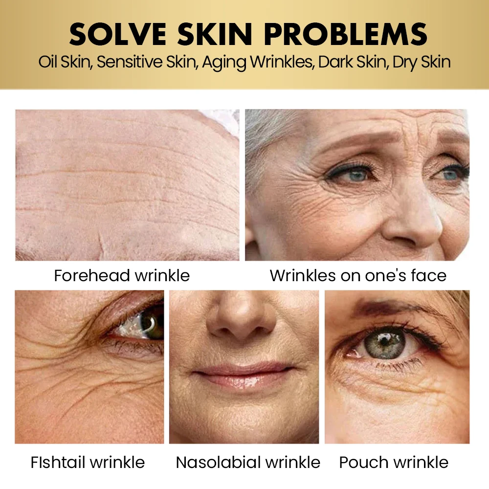 Luxury Women MNM Anti Aging Facial Set Rejuvenating Lift Firming Anti Wrinkles Face Cream Skincare Products Set Private Label