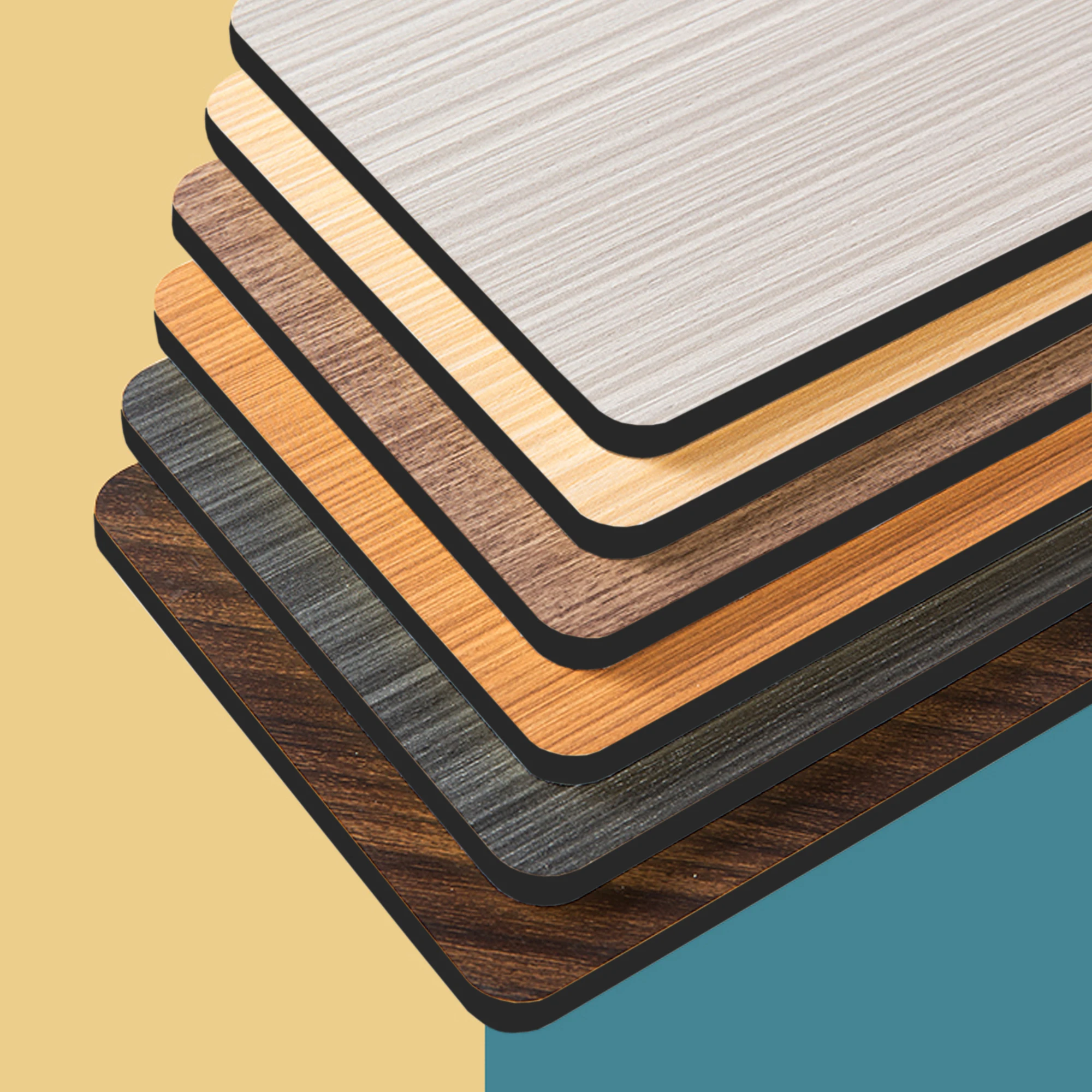 Оригинальный дизайн огнестойкая однотонная/древесная зернистость hpl декоративная панель formica столешницы доска 6 мм