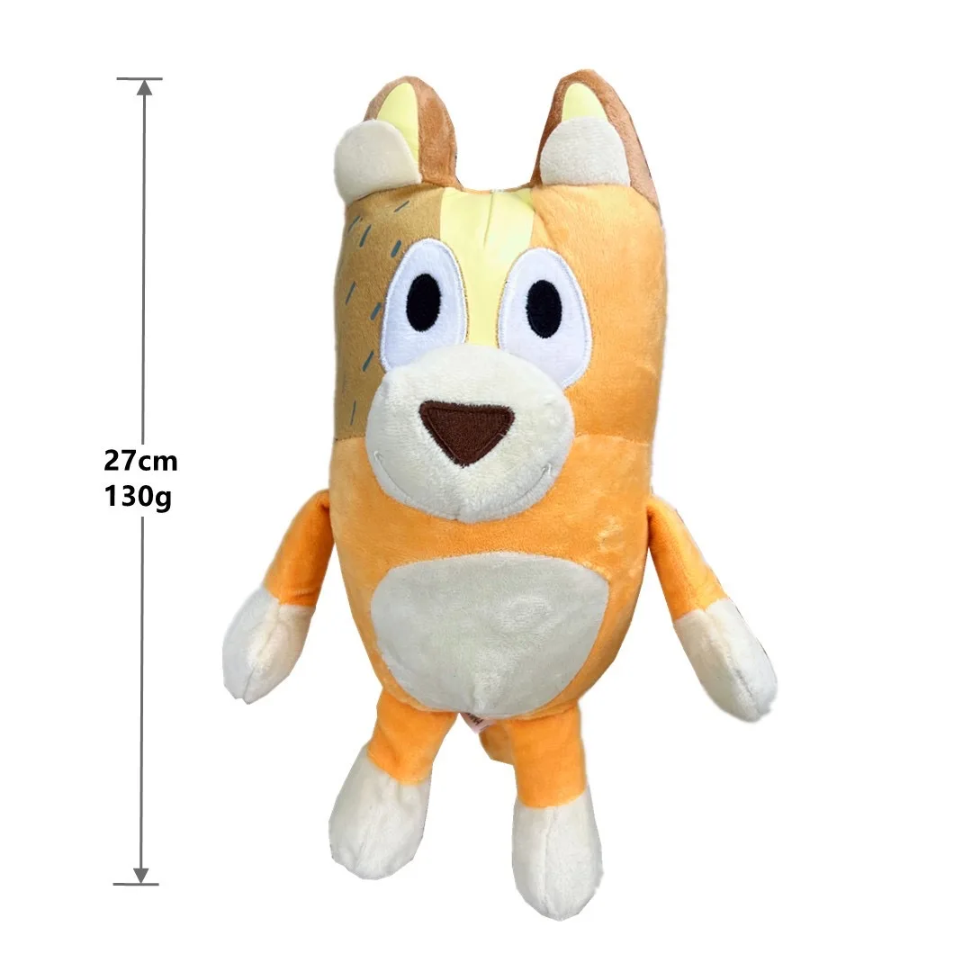 Cartoon Cute Plush Animal Blueyed Doll Toy Soft Bandit Chilli Bingo Dog Figure Kawaii Cotton Stuffed Kids Toy Children Backpacks