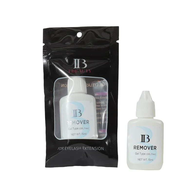 Professional Wholesale Korea ibeauty IB Clear Glue Gel Remover Eyelash Extensions 15ml False eyelash glue remover