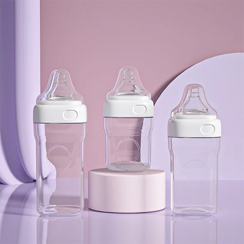 BPA free 150 to 300ML New listing square Wide Neck Anti-Dropping Best PP Feeding Bottles baby food feeder