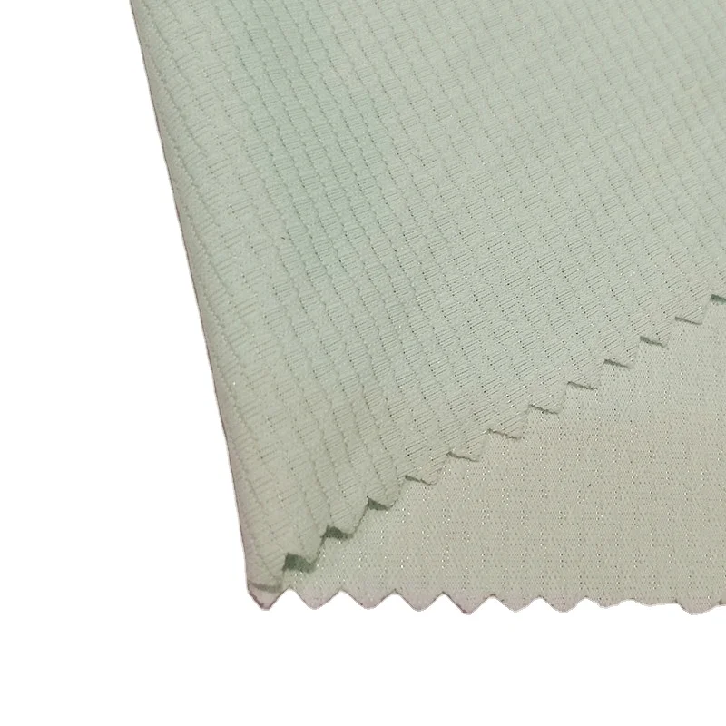 UPF 50+ Polyester Spandex  Weft Knit Dry Fit Jacquard Fabric