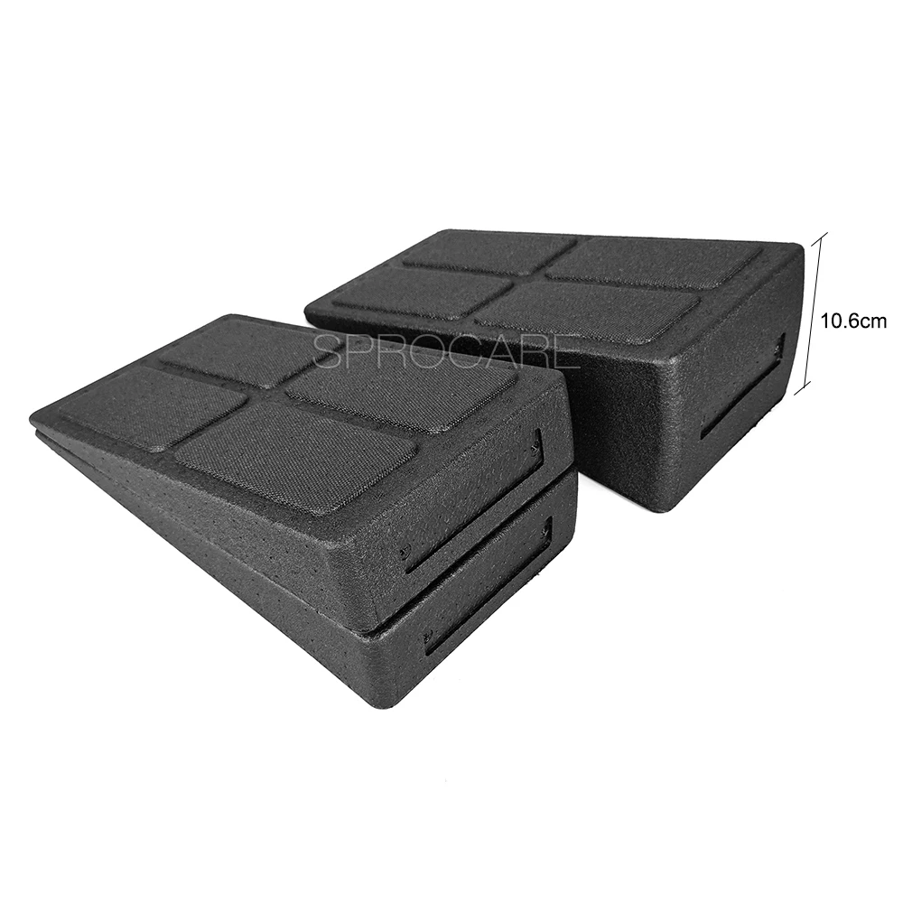 Foam Calf Stretcher Adjustable Incline Angles Foot Stretching Board with Non-slip Surface Slant Board