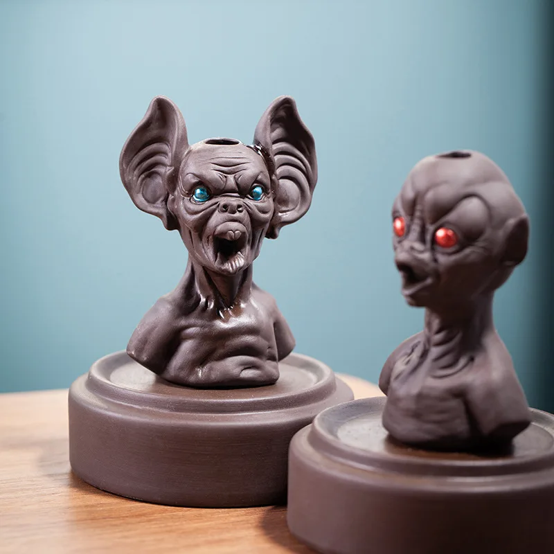 Hot Sale Ceramic Aromatherapy Burning Smoke Waterfall Incense Holder Backflow Incense Burner