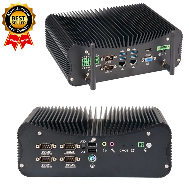 Micro Cheap PC Mini Computer Intel Core i5 1135G7 11th Gen GPOI 2 Dual Lan 6 USB Ubuntu Win 10 11 Fanless Mini Industrial PC