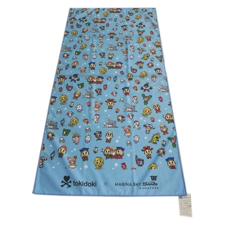 
100% RPET Recycled Polyester Microfiber Printing Beach Towel 