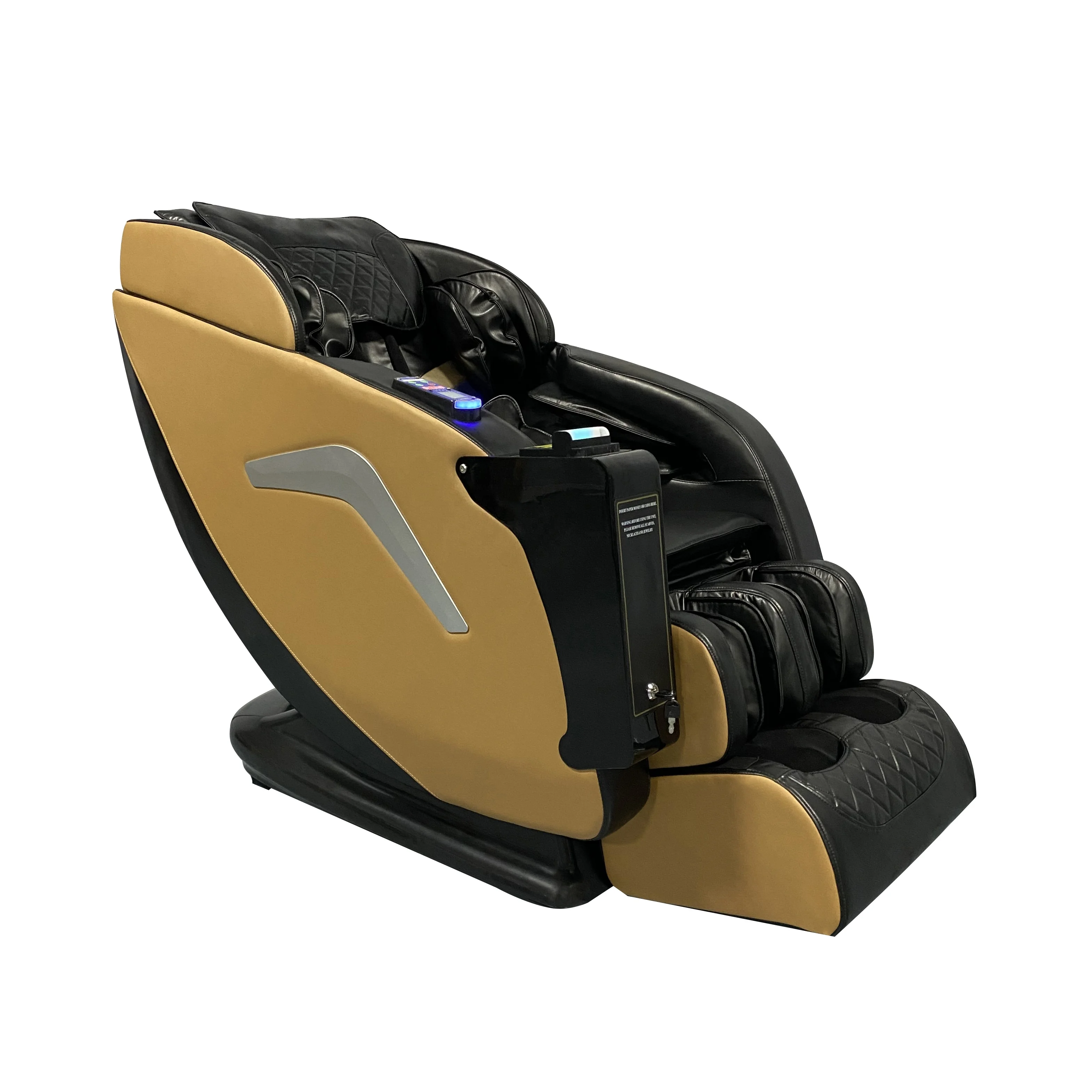 Hot sale commercial full body 4d zero gravity vending machine bill Acceptor luxury massage chair with footrest and massage