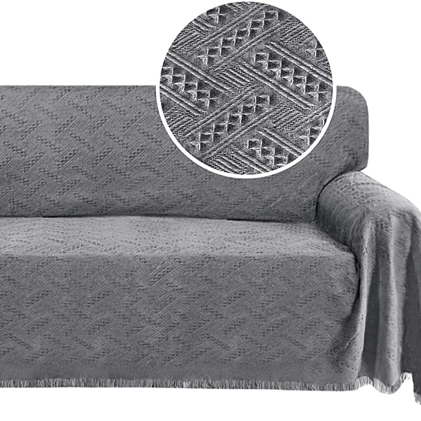 Best Selling Stretch 1 Piece Waterproof 3 Pad Polyester Fabric Jacquard Sofa Stretch Cover Waterproof With Elastic Chair Covers