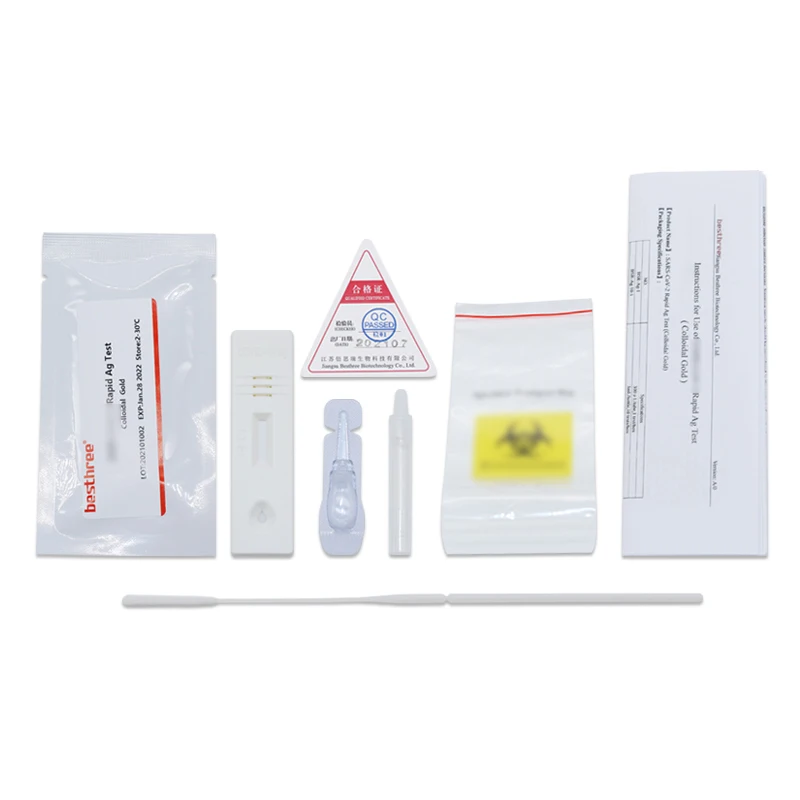 
Diagnostic Sensitive Swab Kit Medical Rapid Antigen Test 