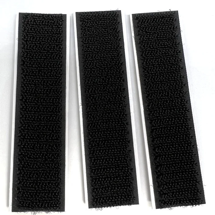 Colorful strong sticky back glue double side nylon fabric material fastener tape self adhesive hook and loop strap