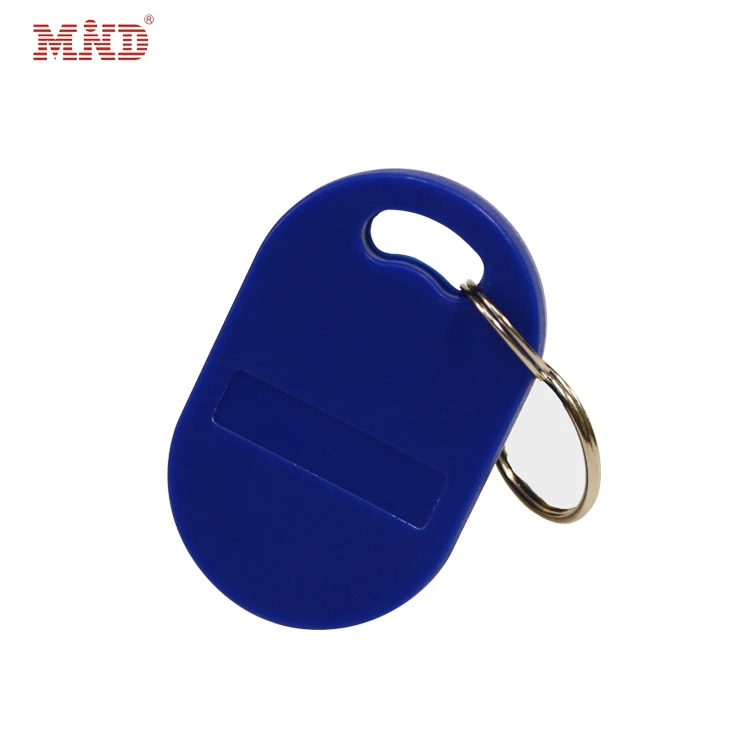 13.56mhz and 125khz Dual Frequency RFID Keyfob Rewritable Card NFC Key Fob With Keychain