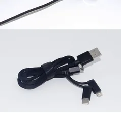Best Sales Rotation Mode Three In One Fast Charging 2.1A Cable Data Line For IOS/Andriod Lighting Micro-USB Type-C