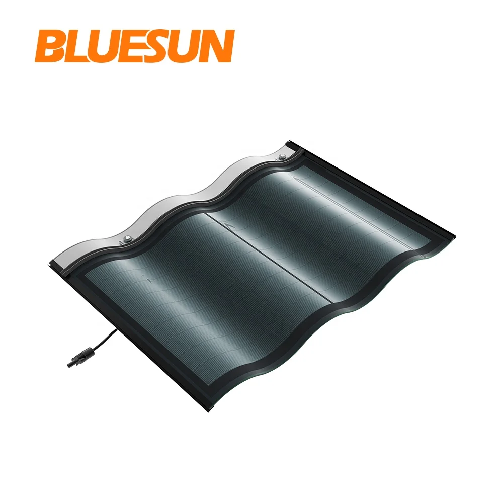 
pv solar roof tiles glass 24w 30w solar roof photovoltaic tiles shingle  (1600189442796)