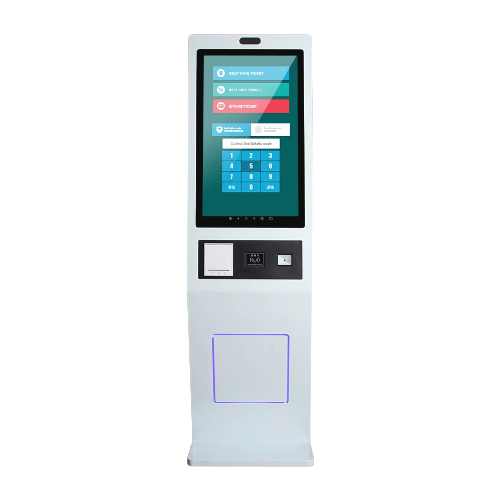 32-inch floor-mounted payment kiosk Restaurant self-service payment Interactive vending machine Vending machine Android/PC