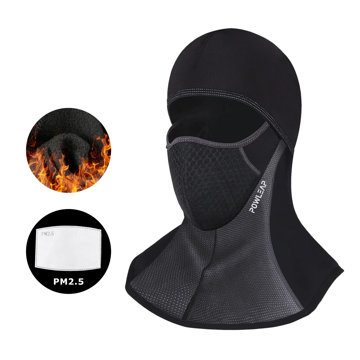UPF50+ Sun Protection Ski Balaclava Quick-drying Winter Balaclava Face Mask Highly-Breathable Ski Mask