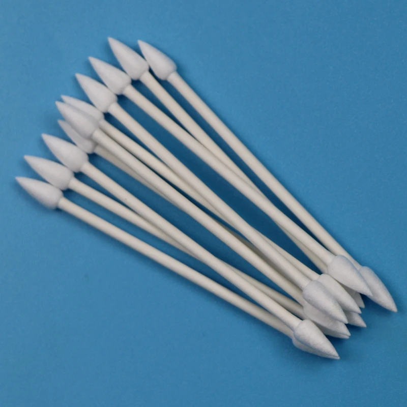 4.7mm Eco-friendly Double Ended Pointed Cotton Bud Industrial Cleaning Qtips Cleanroom Cotton Swab