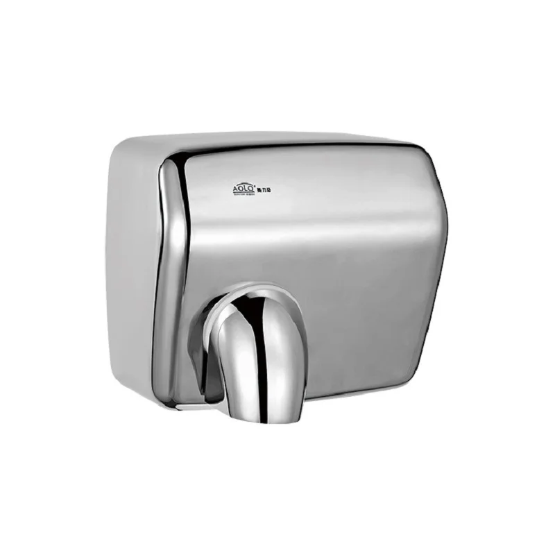 Wall mounted bio hand dryers,manual colourful hand dryers,stainless steel electrical hand dryers