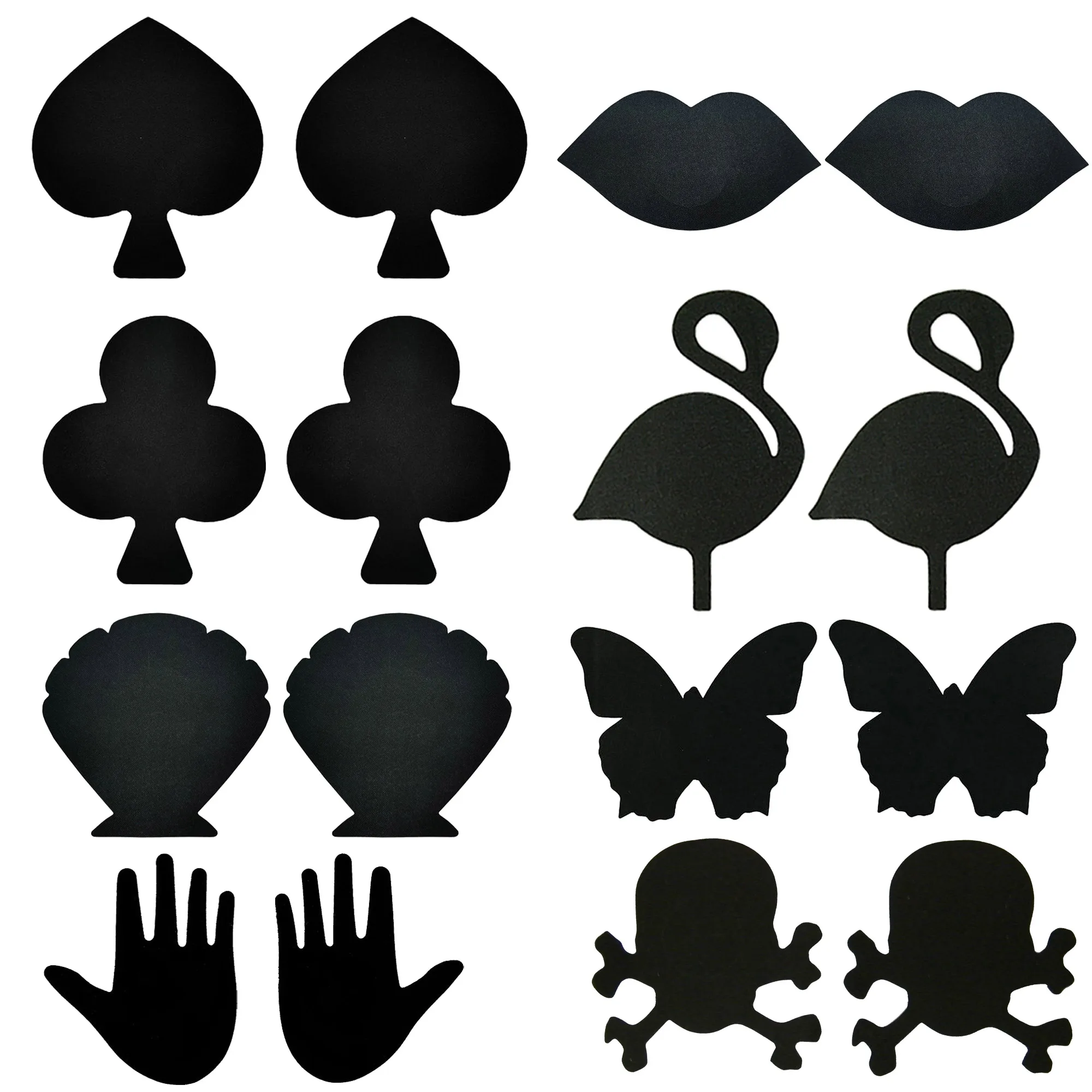 Heart Nipple Cover for Women Disposable Breast Pasties Different Nipple Sticker Cover Promotional Pasties Sexy X Nipple Pasties