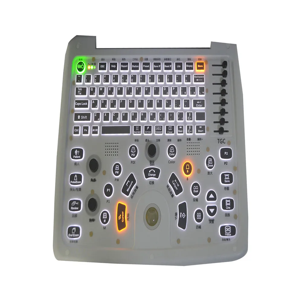 Medical ultrasonic instruments for hospital ultrasound Doppler and gynecological 3D color pregnancy ultrasonic machine