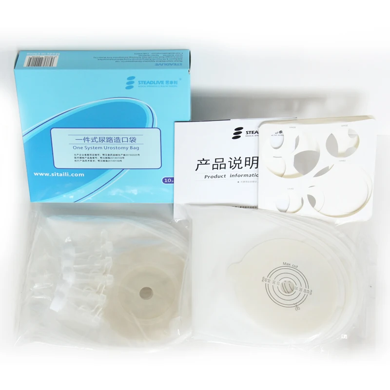 Disposable Drainage Transparent  urostomy bag for urine collection