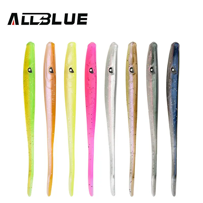 ALLBLUE CRAZY SLUG Seabass искусственная приманка силиконовый червь Мягкая для рыбалки