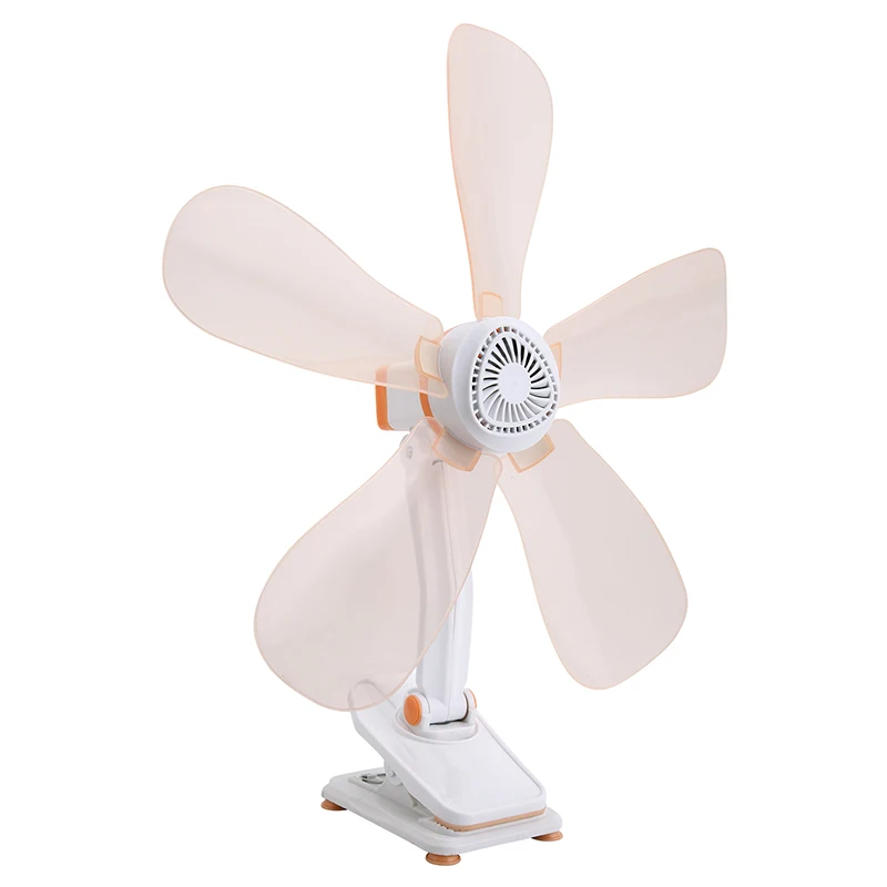 High Quality Safety Custom Air Cooling Fan 5 Blades USB Portable Table Fan Clip Fans