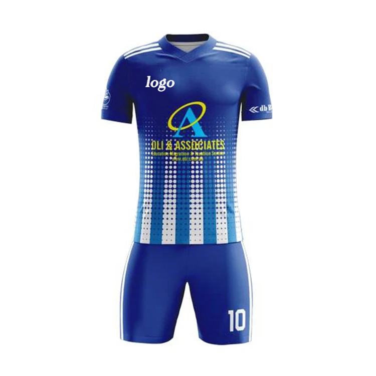 Wholesale High Quality Football Shirt Custom Yourth Team Sublimation soccer jersey set