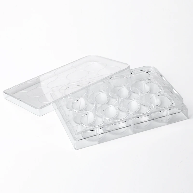 Lab Disposable 6/24/48/96 Well Adherent Tissue Culture Plate With Cover